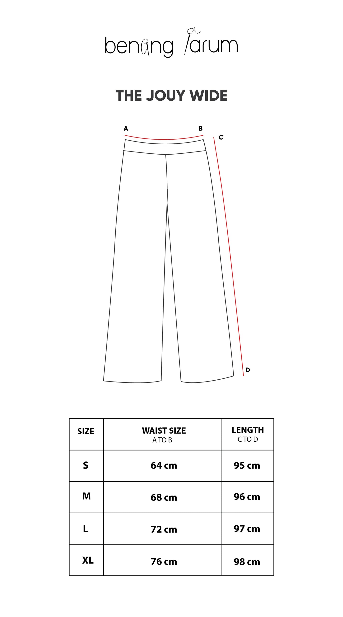 Cream Cherry The Jouy Wide Pants