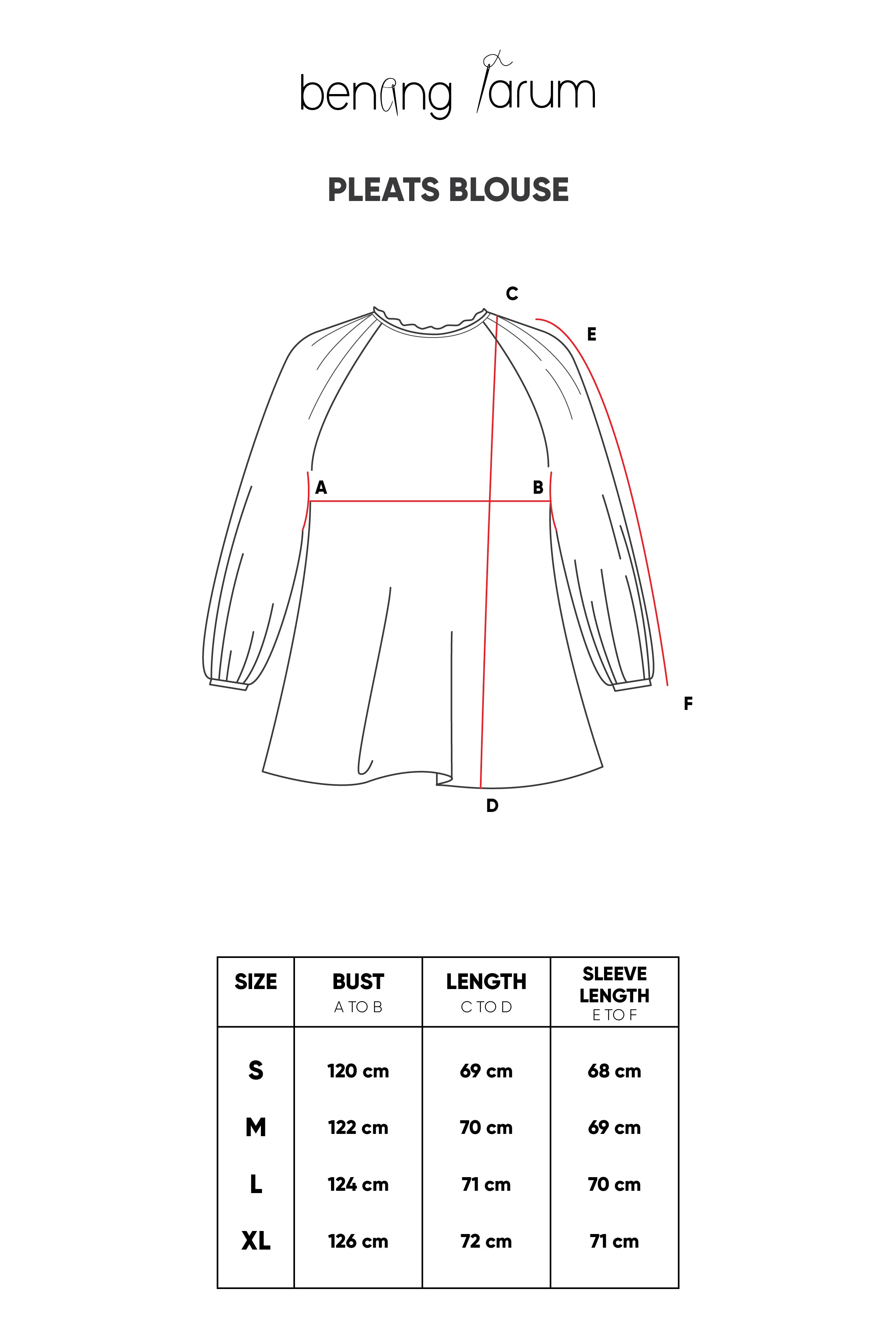 Pleats Blouse - Light Grey