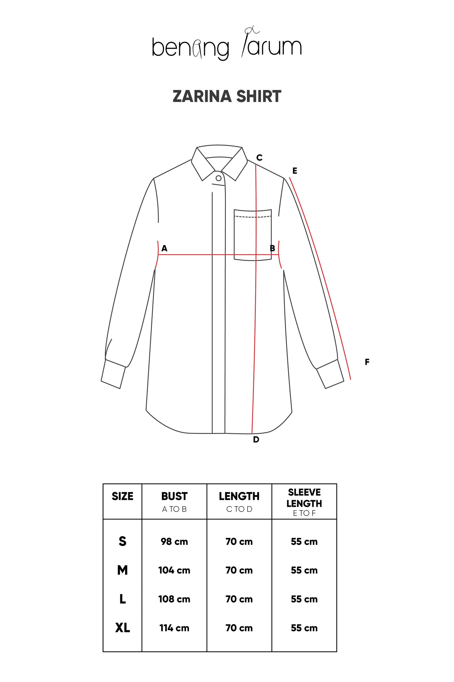 Zarina Shirt - White Stripes
