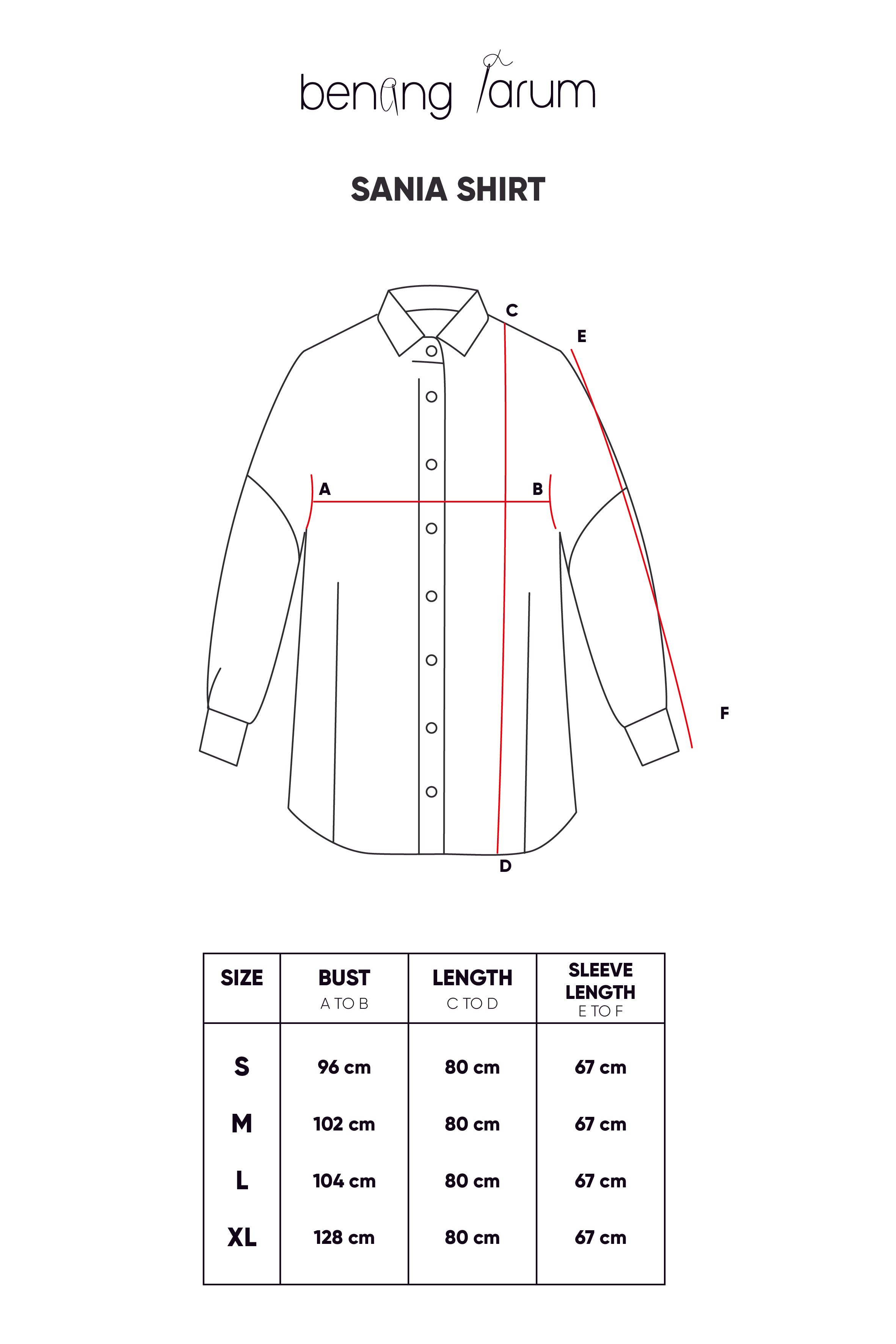 Sania Shirt - Black Polka