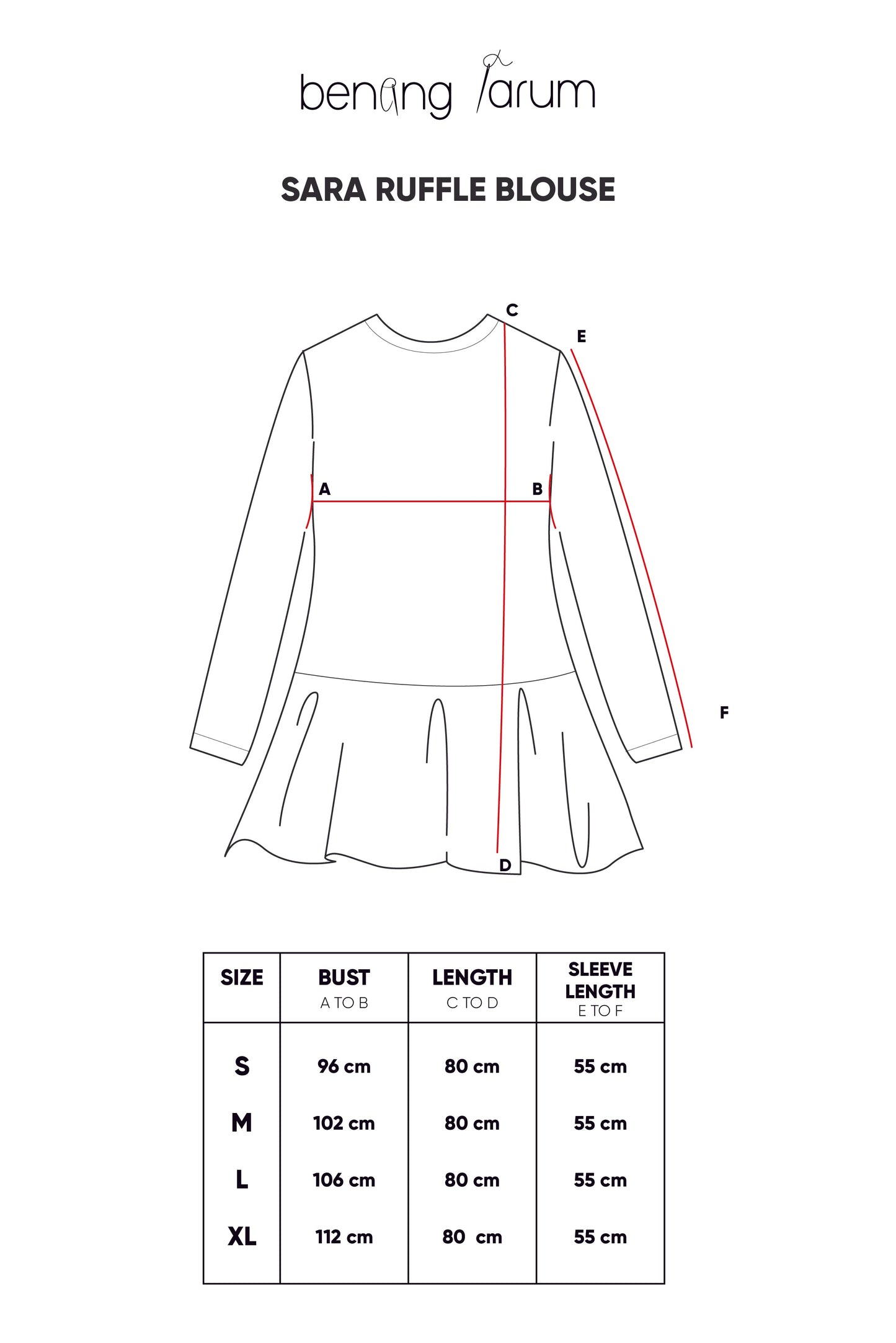 Sara Ruffle Blouse - Dusty Pink