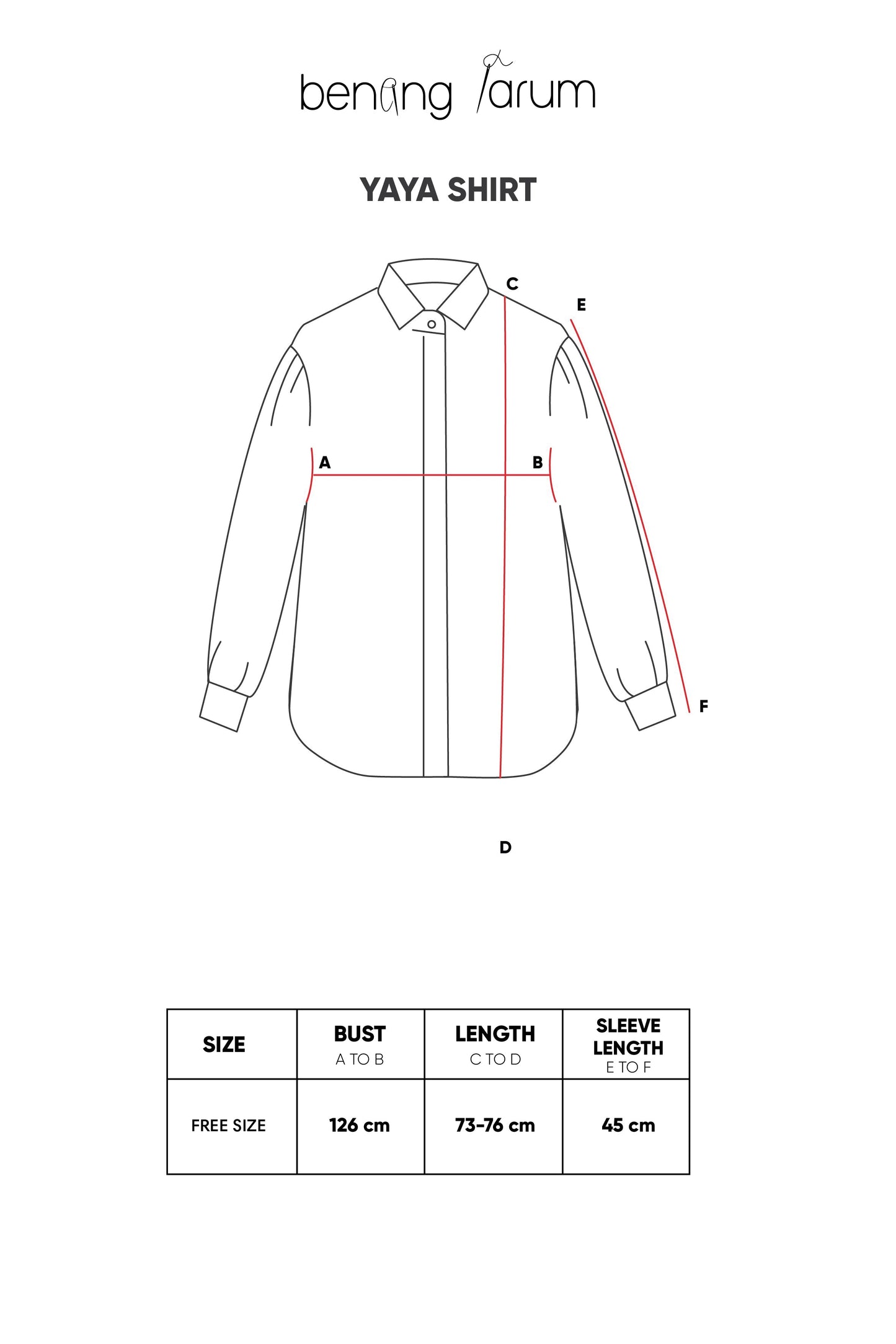 Yaya Shirt - Cream/Blue