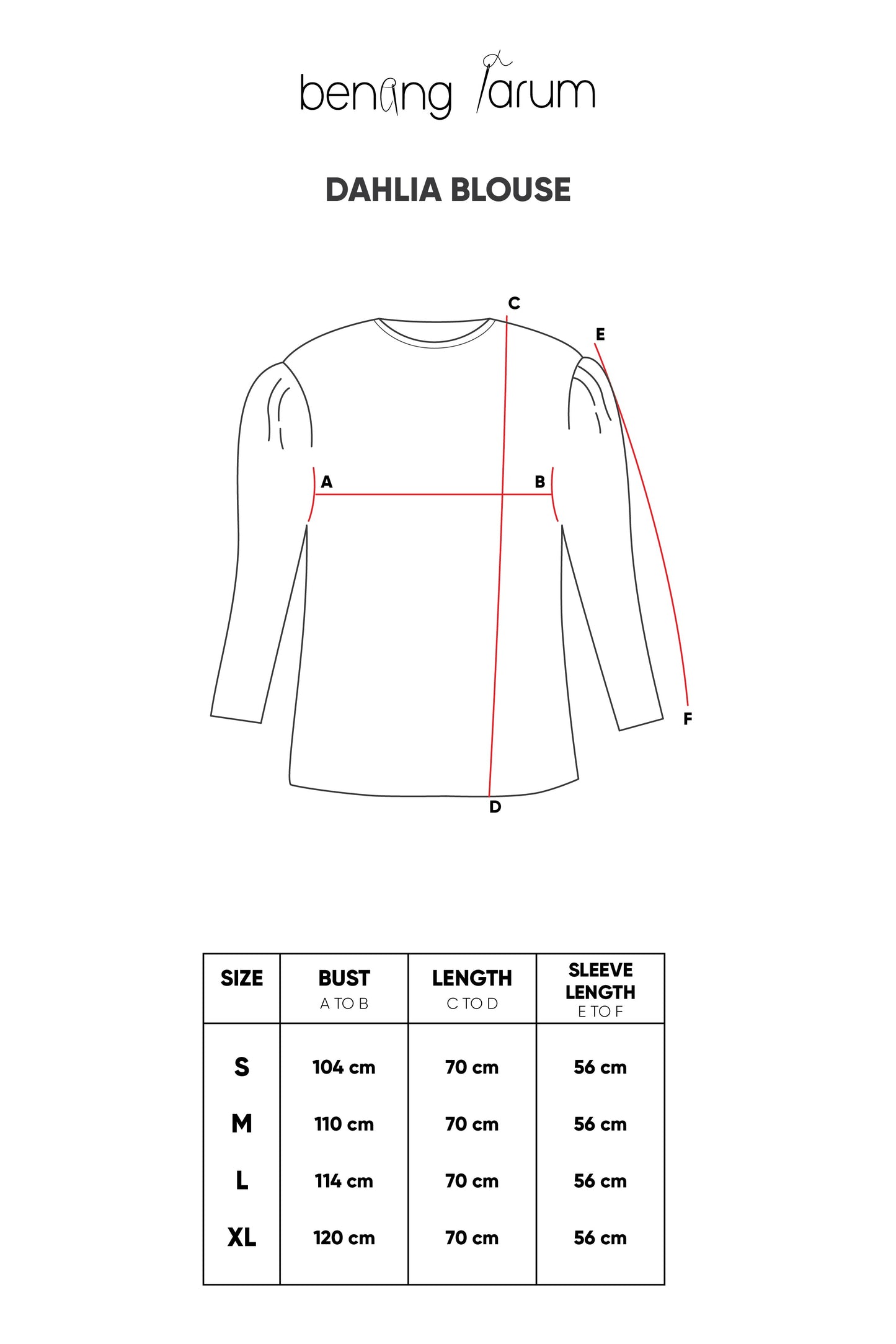 Dahlia Blouse - Orange