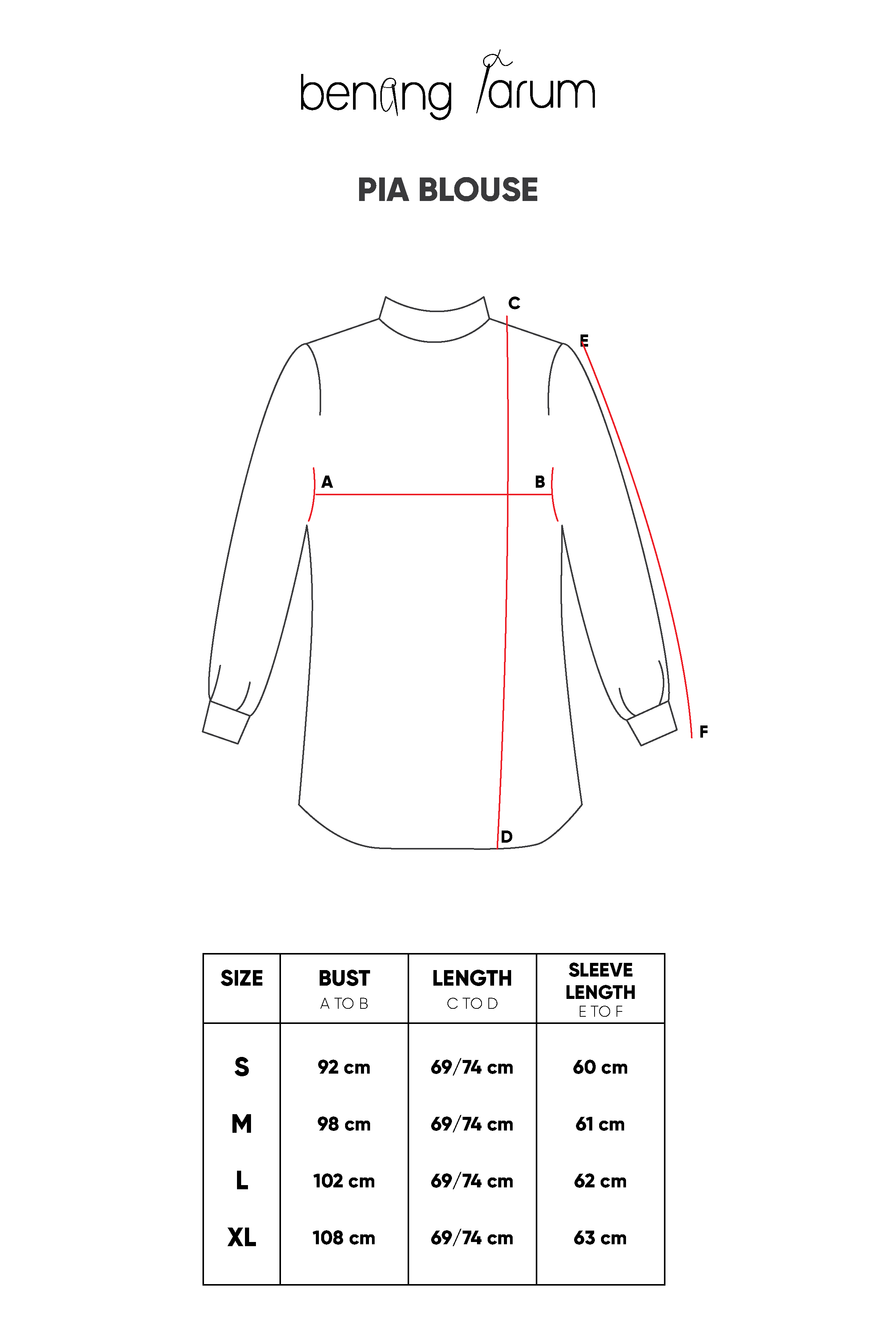 Pia Blouse - Navy