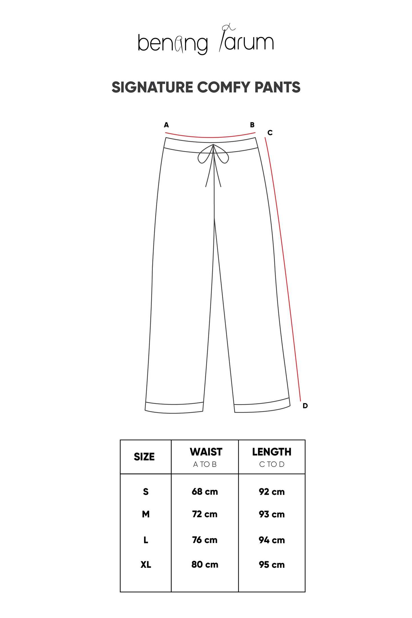 Signature Comfy Pants - Light Blue