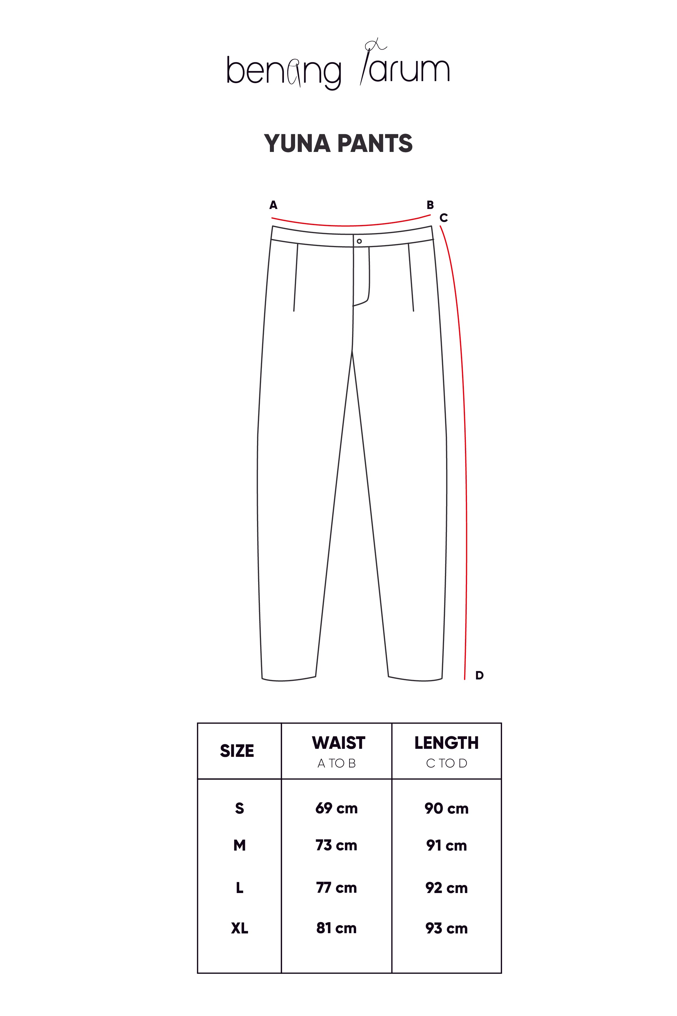 Yuna Pants - Blue