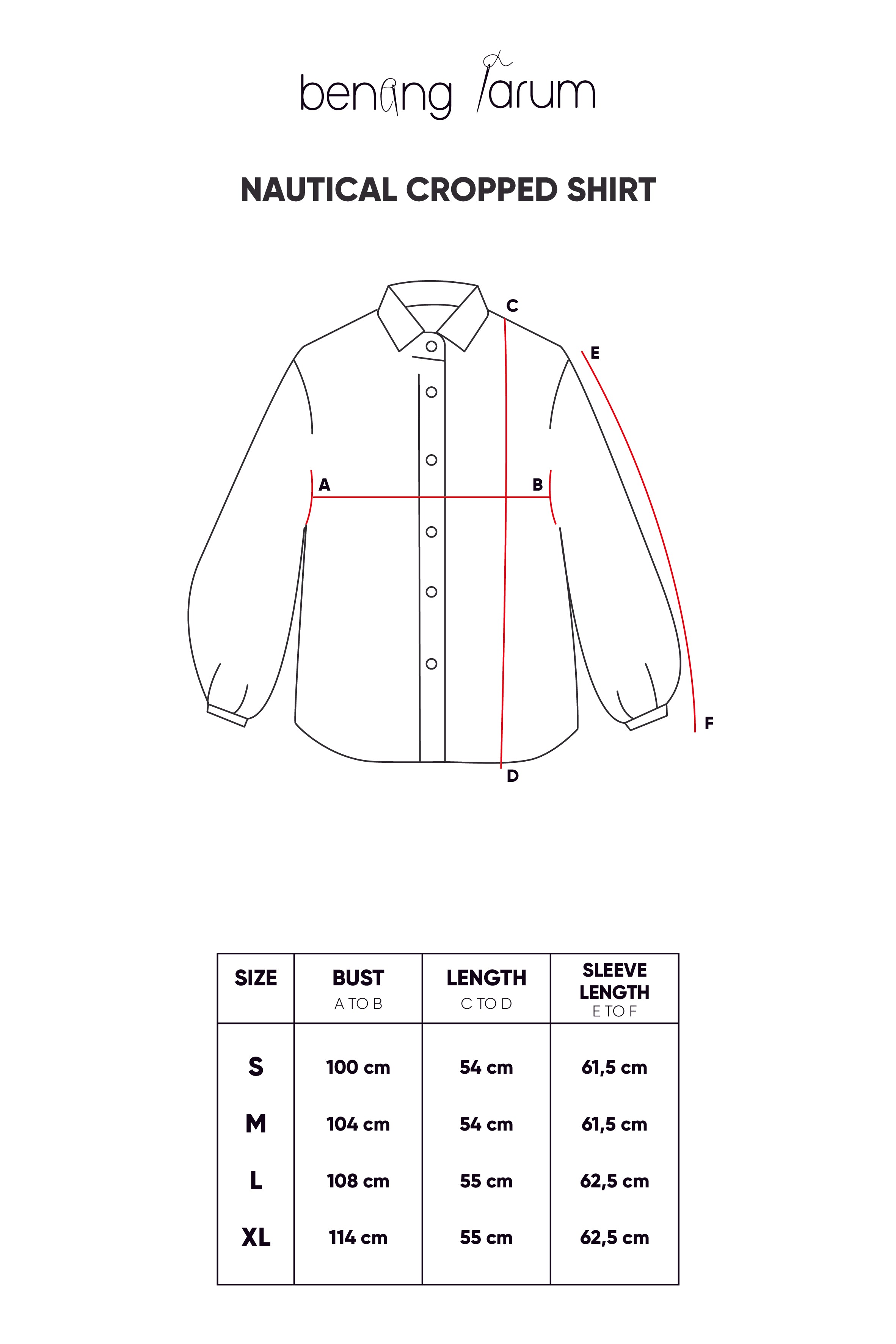 Nautical Cropped Shirt - White