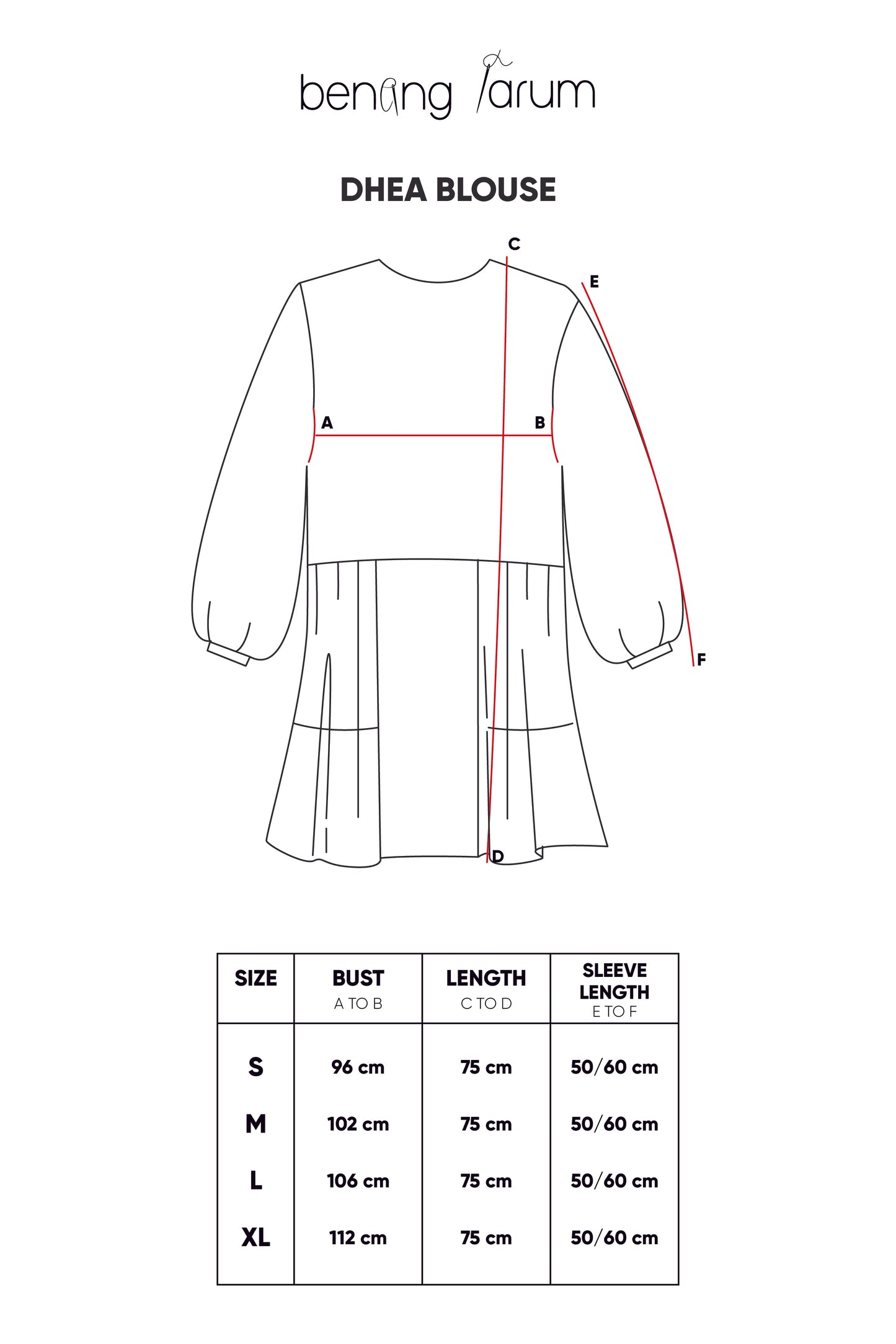 Dhea Blouse - Brown