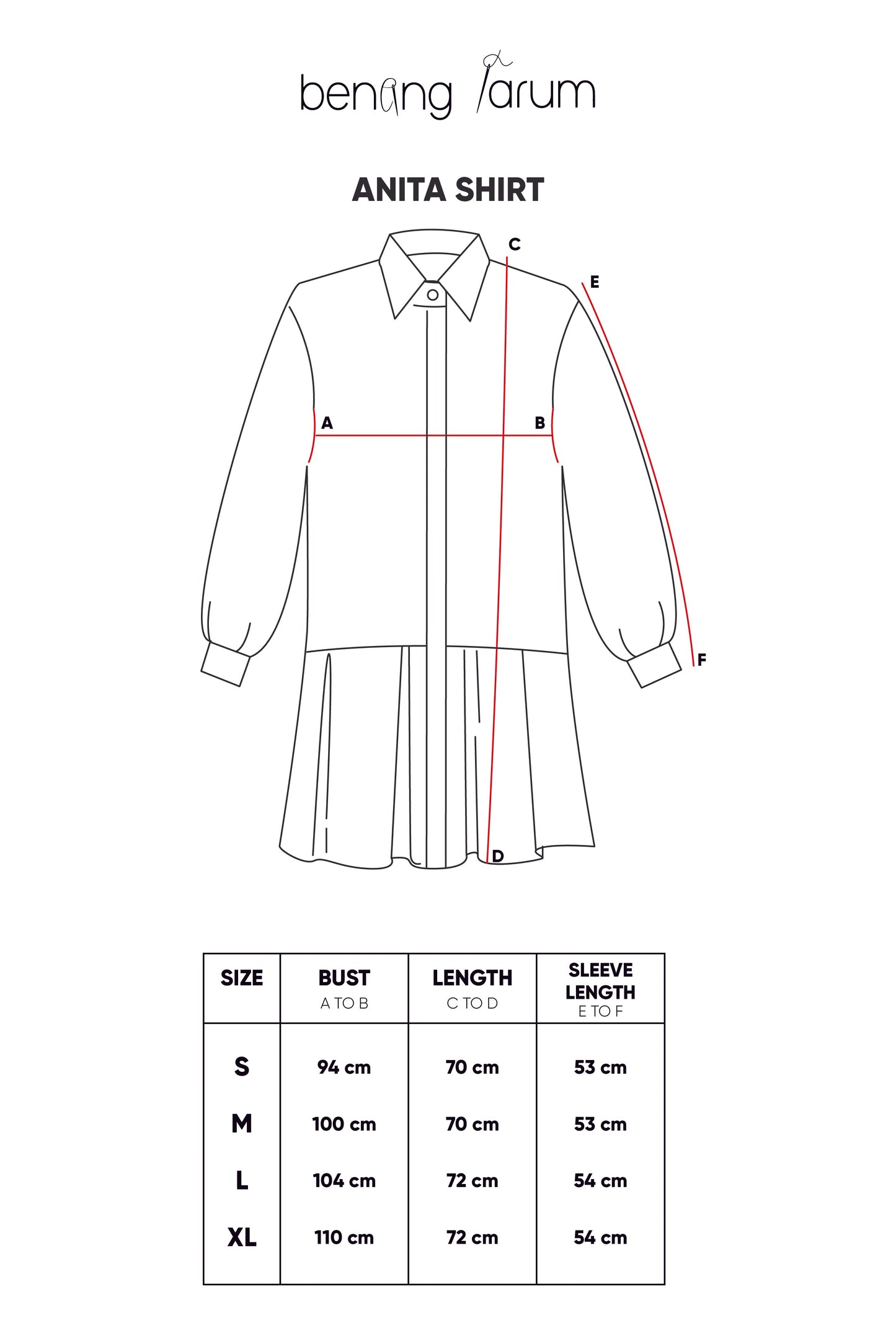 Anita Shirt - Yellow
