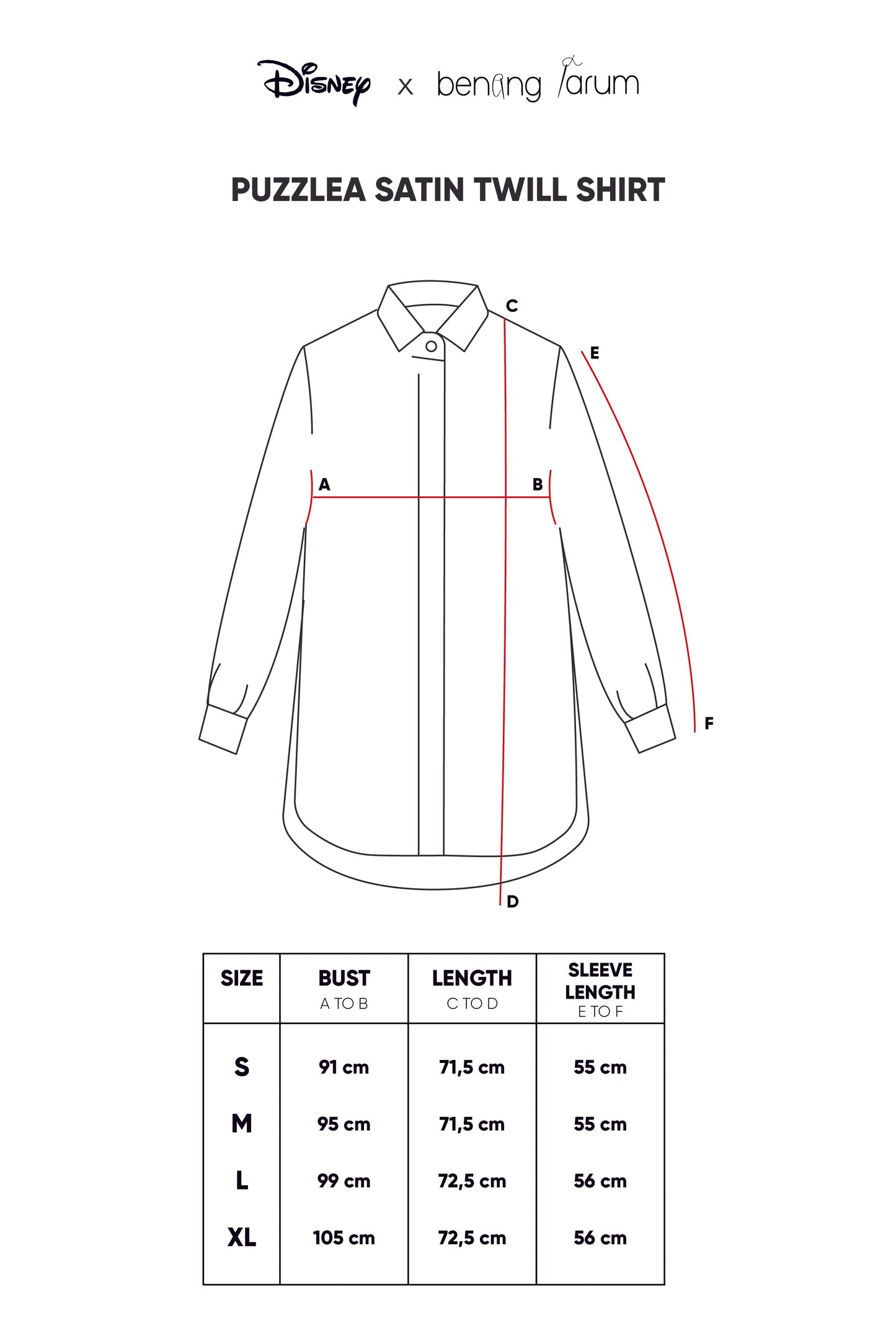 Puzzlea Satin Twill Shirt - Brown