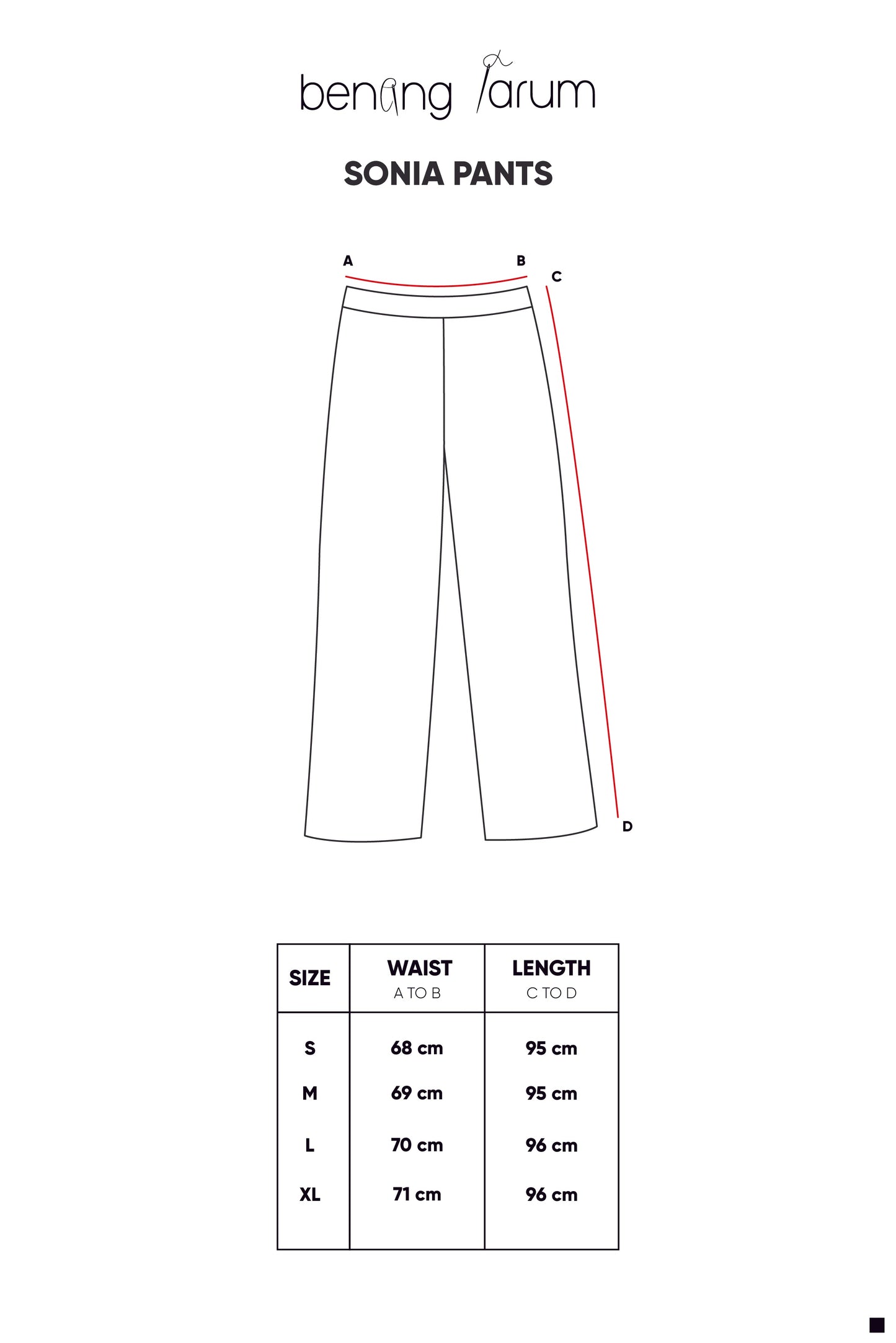 Sonia Pants - Black