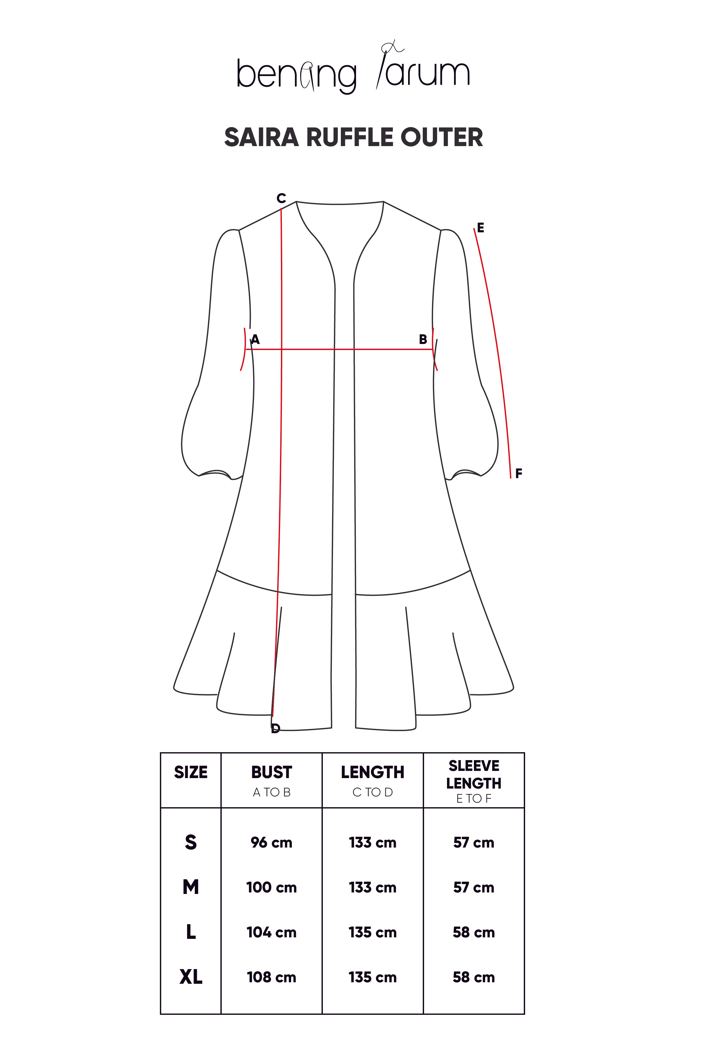 Saira Ruffle Outer - Pink