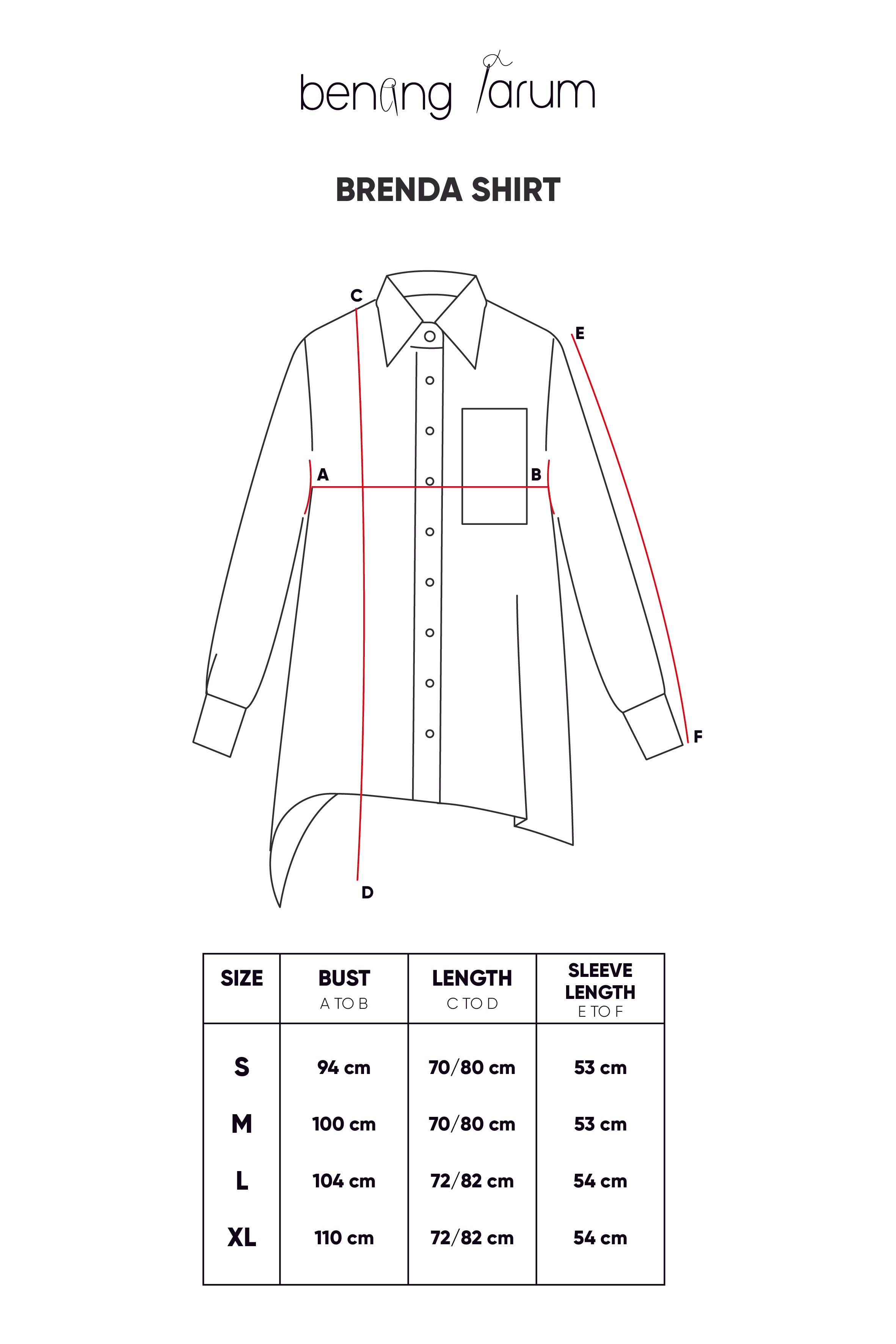 Brenda Shirt - Red